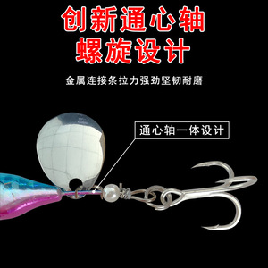 Señuelo Giratorio VIB Compuesto, Pequeño, con Vibración, para Pesca en Agua Dulce, Señuelo Artificial de Largo Alcance 054 - Product Image 4