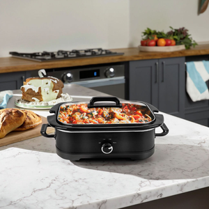 Cuisinière à cuisson lente numérique programmable de 7 litres avec revêtement céramique, fonctions maintien au chaud, sauté, cuisson à la vapeur pour les réunions de famille - Product Image 4