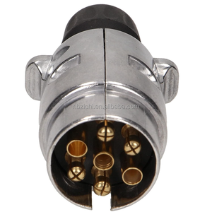 Cable de remolque de 7 pines con resorte, adaptador macho-hembra, enchufe recto para caravana, RV, cable de extensión para vehículo de remolque - Product Image 2