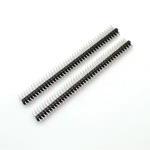 2*40-Pins 2.54 Mm Pitch Dual Row Pcb Connector Pin Header Female Connector Pin Header