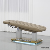 Nouveau lit de beauté électrique réglable en acier inoxydable avec système de levage à quatre moteurs pour massage et physiothérapie dans les salons de beauté