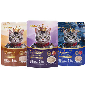 Comida Húmeda para Gatos en Bolsa Portátil <span class=keywords><strong>de</strong></span> 85g, Venta al por Mayor en China, Personalizable, Alta Palatabilidad, Larga Vida Útil, Snack para Mascotas - Product Image 2
