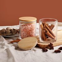 Bocaux à bougies en verre givré personnalisés avec logo, 3oz, 6oz, 7oz, 8oz, 10oz, 14oz, blancs, vides, de luxe, avec couvercle et emballage en boîte