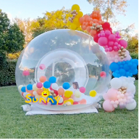 Dômes gonflables transparents pour chambre de rebond à bulles Tente gonflable pour enfants Dôme à ballon Tente à bulles Tente à billes