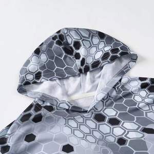 Sudadera con Capucha Premium con Protección Solar UV, Personalizada, de Poliéster, Manga Larga, para Pesca, Deportes al Aire Libre, Pesca Deportiva, Senderismo - Product Image 3