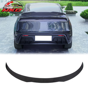 Convient pour Tesla Model Y Juniper 2025-2026 Aileron de coffre style IKON Noir brillant - Product Image 1
