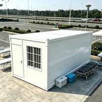 Maison conteneur pliable X, atelier modulaire préfabriqué, entrepôt, structure en acier pour site industriel, bureau, bâtiment scolaire, salle de bain