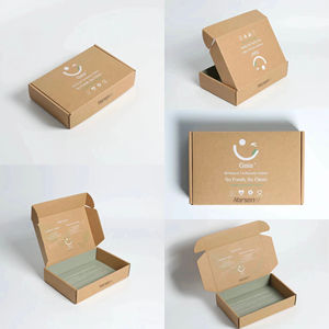 Caja de Correo Corrugada con Impresión <span class=keywords><strong>Vintage</strong></span> Ecológica |   Empaque de Regalo para Vino Personalizado con Cierre Magnético y Cinta |   Boutique OEM - Product Image 4