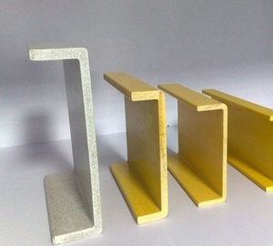 High Strength FRP C Channel Beam Pultrusion Technique Custom Shape Factory-Sourced Smooth <strong>Fiberglass</strong> <strong>Product</strong> - Product Image 2