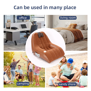 Bán buôn <span class=keywords><strong>Inflatable</strong></span> 2 trong 1 sofa không khí nén couch ngoài trời duy nhất sofa không khí ghế - Product Image 4