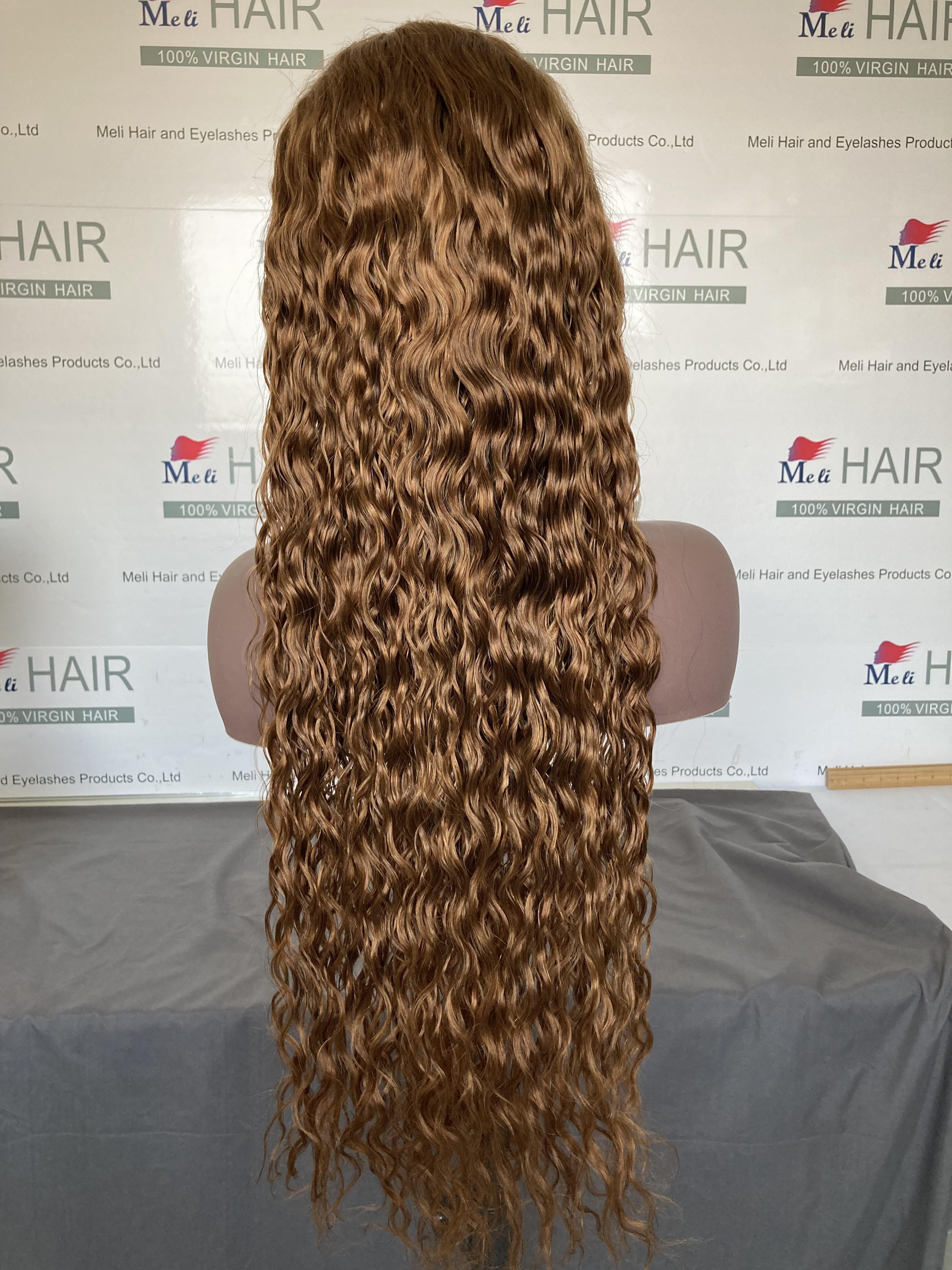 honey blonde natural wave