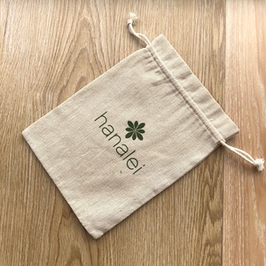 Sac cadeau cosmétique en jute bio, sac d'emballage cosmétique en toile de jute avec cordon de serrage - Product Image 3