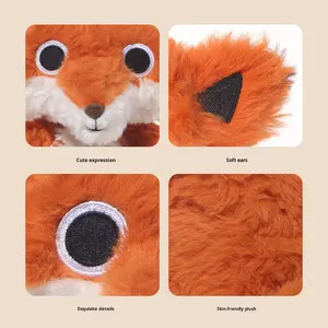 Deva Fox bon frère drôle décalé Super doux <span class=keywords><strong>ours</strong></span> en peluche PP coton remplissage fille oreiller de couchage cadeau soulagement du Stress - Product Image 3