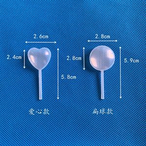 Taixing Likang Heart Shape Plastic Pipette 4ml Transparent Cosmetic Dropper For Sauce And Makeup Dispensing - Product Image 1