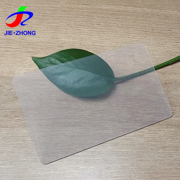 透明カード防水印刷可能PVCプラスチックブランククリアインクジェット
