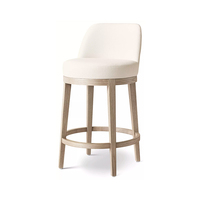 Chaise de salle à manger écologique avec structure en chêne et pieds coniques, mobilier de salle à manger, chaise d'appoint rembourrée en tissu, mobilier de maison, restaurant