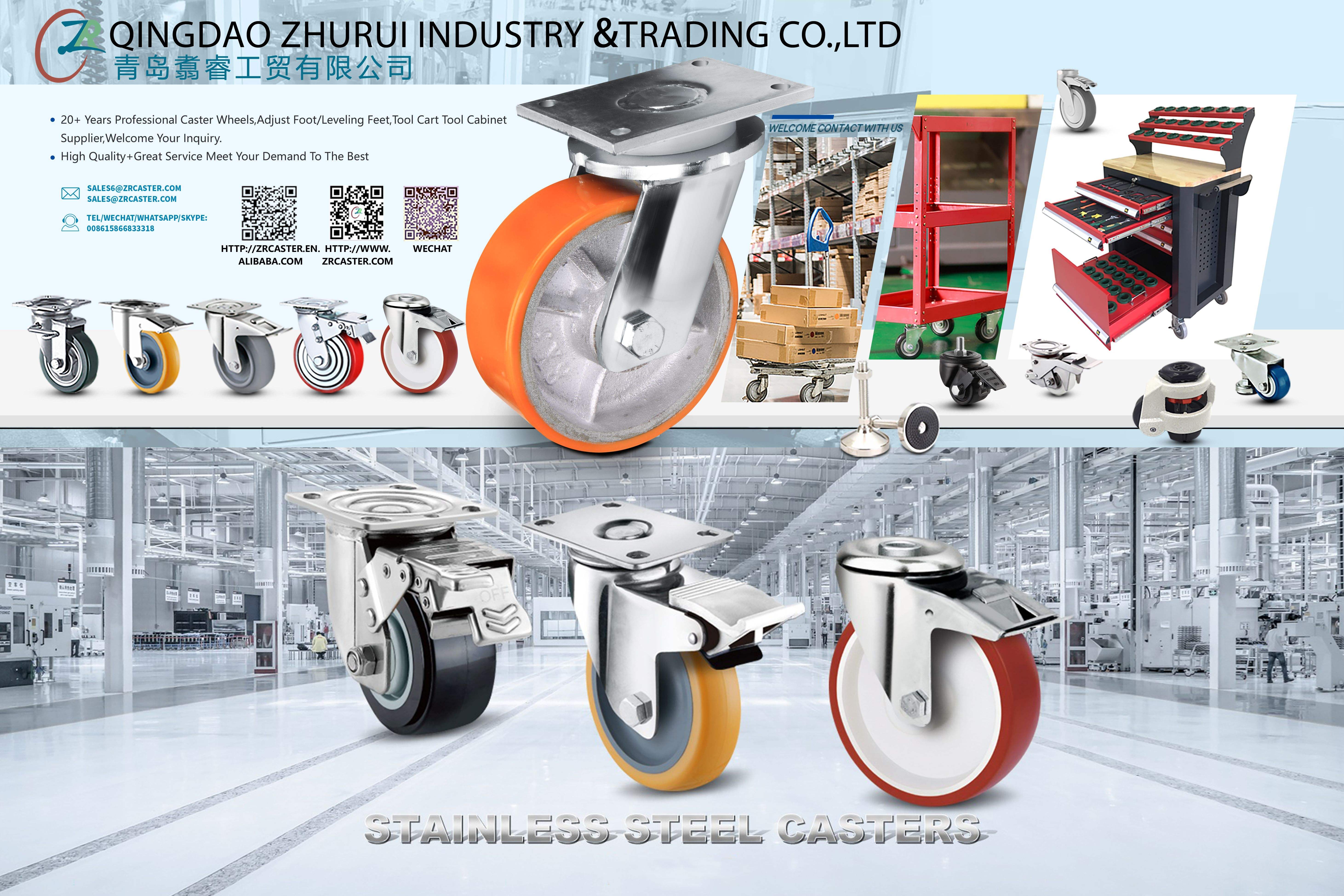 35mm Low Profile High Load 100KG Ball Bearing Small Swivel Plate Caster PU Polyurethane Wheels