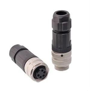 Straight 4Pin Male Female Field Installable Connector 7/8 inch Mini-Change Connector