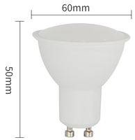 Bombilla LED Inteligente GU10 Tuya WiFi de 5W, Control por Aplicación, Regulable, Compatible con Alexa y Google Assistant, Iluminación Interior para el Hogar