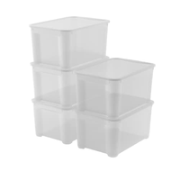 Contenedor de Plástico para Llevar Comida, Duradero, Hermético, Caja de Almacenamiento de Alimentos para Restaurantes, Cocina, Servicios de Catering, Venta al Por Mayor OEM
