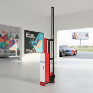 เครื่องพิมพ์ผนัง 3 มิติ แนวตั้ง ใกล้เคียงใหม่ / เครื่องพิมพ์ภาพพื้นหลัง 3 มิติ แบบดิจิทัล พร้อมน้ำยาเคลือบเงา - Product Image 3