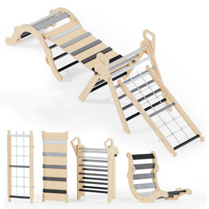 Set de Triángulos Pikler, Estructura de Madera para Escalar, Juguetes Montessori, Juguetes de Escalada para Niños, Gimnasio Montessori Pikler - Product Image 2