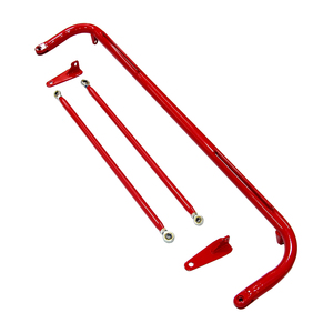 Nouvelle barre transversale de harnais de sécurité de course en acier inoxydable revêtu de 49 pouces, noire et rouge, <span class=keywords><strong>CL</strong></span> JBR5002 pour 2001-2003 - Product Image 3