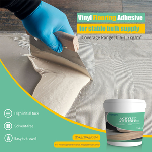 Wholesale Moisture Resistant Water Based Linoleum <b>Rubber</b> <b>Flooring</b> Adhesive 15kg 25kg LVP Vinyl <b>Flooring</b> Adhesive Glue - Product Image 1
