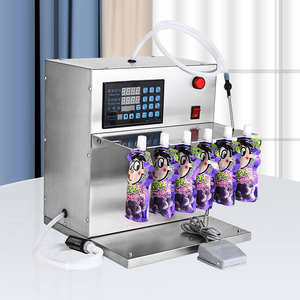 Machine de remplissage de sachets verticaux à tête unique pour lait concentré, ketchup, jus, sauces, liquides, pâte de tomate, aliments pour bébés - Product Image 4