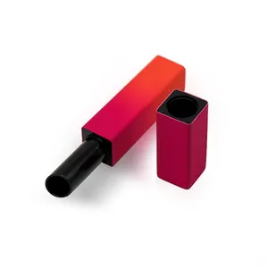 Luxury Square Lip Balm Container Tube Magnetic Lipstick Container Airtight Lip Stick Tube