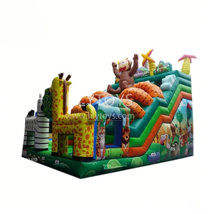 Château <span class=keywords><strong>gonflable</strong></span> de maison de rebond d'enfant d'impression de haute qualité de Lilytoys, château sautant <span class=keywords><strong>gonflable</strong></span>, trampoline <span class=keywords><strong>gonflable</strong></span> avec la glissière - Product Image 6