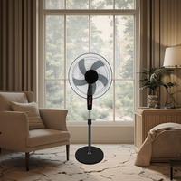 Ventilateur de table oscillant de 16 pouces à 3 vitesses et à faible bruit Ventilateur de bureau à économie d'énergie silencieux