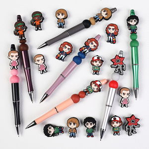 ลูกปัดซิลิโคนลาย <span class=keywords><strong>Stranger</strong></span> <span class=keywords><strong>Things</strong></span> ขายส่ง ลูกปัดกัดสำหรับเด็ก ลาย <span class=keywords><strong>Stranger</strong></span> <span class=keywords><strong>Things</strong></span> สำหรับทำอุปกรณ์ DIY ทำปากกาประดับลูกปัด - Product Image 2