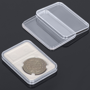 SUNSHING Custom Plastic Coin Snap Holder Storage Container Silver Coin Slab with Inner Tray for NGC PCGS Graded <b>Display</b> <b>Case</b> - Product Image 4