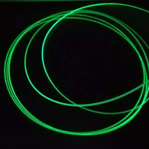 Cable de Auriculares Elanby de 2.0mm con Iluminación LED de Fibra Óptica Transparente, Mini, con Brillo Lateral, IP44, 3500K, Blanco Cálido, 1500m, 2.5kg - Product Image 2