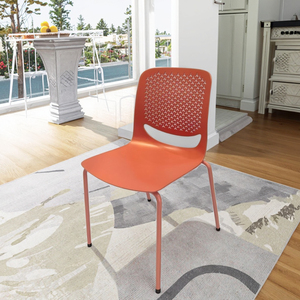 Silla de Oficina Moderna de Alta Calidad con Malla Transpirable, Diseño sin Ruedas, Altura Ajustable para Salas de Espera, Aprendizaje y Capacitación, Deseada por su - Product Image 1