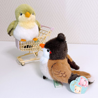 Peluche super douce Rabbi Thai Bird Doll avec rembourrage en coton PP, 12 cm, adorable simulation de zoo, station de divertissement