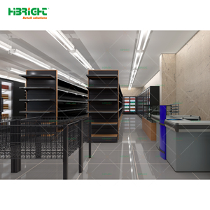 Complete <b>Mini</b> Market Solution 2D Layout with Integrated Fridge Racks - Product Image 6