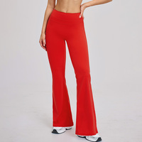 Legging Yoga Wanita High Waist Butt Lift dari Pabrik CIYING, Legging Yoga Flare Lembut Seperti Mentega untuk Olahraga di Gym, Dapat Dipesan Sesuai Keinginan