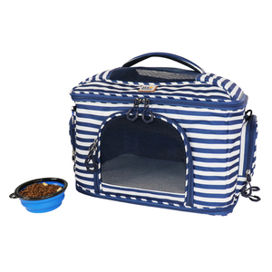 Cama y Transportín Plegable para Mascotas 2 en 1, Bolsa Transpirable con Abertura Lateral Grande, Bolso Resistente Anti-Estrés para Cargas Pesadas - Product Image 1