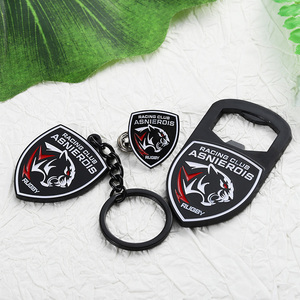 Có Sẵn Mẫu Mở Chai Tủ Lạnh Nam Châm Tùy Chỉnh Matt Màu Đen Mềm Men Logo Keychain Ve Áo Pin Huy Hiệu Kim Loại Quà Tặng Bộ - Product Image 4