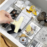 Mini organisateur de tiroir rétractable pour bébé, organisateur de tiroir à thé pliable pour congélateur