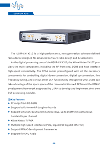 บอร์ดพัฒนาประสิทธิภาพสูง SDR 2 ช่องสัญญาณ TX/RX RF 6GHz 160 MHz SFP+ 1 PCIE USRP X310 รองรับ Ettus อย่างสมบูรณ์ - Product Image 6