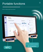 All-In-One Android Industrial Control Workstation bengkel Industri garis sistem MES SOP Card-read bengkel pabrik