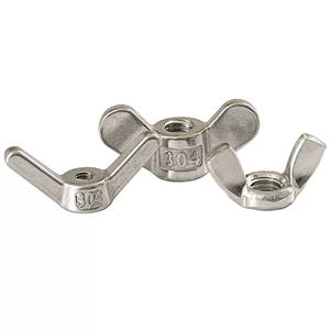 Tuerca de mariposa de acero inoxidable DIN315 M4 M5 M6 M8 M10 M12 M14 M16 M18 M20 <span class=keywords><strong>M22</strong></span> M24 Tuercas de mariposa de tuerca de mariposa - Product Image 1
