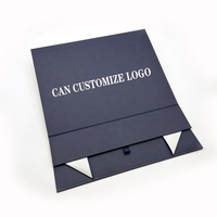 Boîte en carton pliable de luxe personnalisée avec fermeture magnétique pour l'emballage de cadeaux