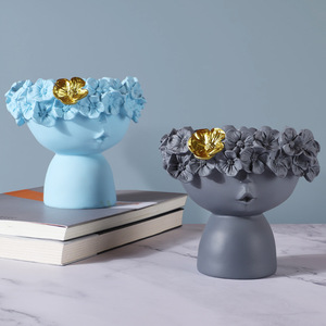 Accesorios <span class=keywords><strong>de</strong></span> dormitorio <span class=keywords><strong>de</strong></span> sala <span class=keywords><strong>de</strong></span> estar personalizados <span class=keywords><strong>de</strong></span> estilo nórdico con tema <span class=keywords><strong>DE</strong></span> ARTE adornos <span class=keywords><strong>de</strong></span> jarrón <span class=keywords><strong>de</strong></span> resina <span class=keywords><strong>de</strong></span> Navidad - Product Image 4