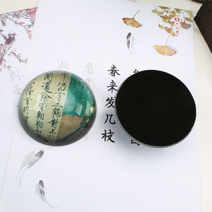 60mm Dome Brief besch werer K9 Grade Kristallglas Brief besch werer Custom ized Picture Design Papier gewicht - Product Image 4