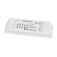 Contrôleur LED RGBW manuel RF SR1009MSRGBW 12-36VDC 4 canaux 5A 10 modes dynamiques Mémoire de scènes S1 S2