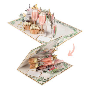 Magnifiques cartes 3D Pop-up « Célébrez l'Amour » – Design artisanal de chef-d'œuvre pour anniversaire, mariage, cadeau romantique - Product Image 5
